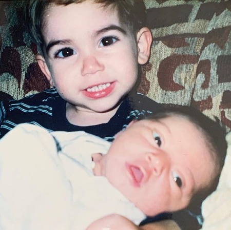 Maya Boyce with her brother Cameron Boyce in childhood. 